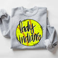 Lady Indians Leopard Softball DTF Transfer - Merch Girls