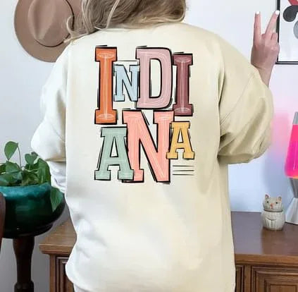 Indiana Varsity Doodle DTF Transfer - Merch Girls