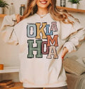 Oklahoma Boho Varsity Doodle Graphic Tee - Merch Girls