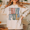 Thankful Boho Varsity Doodle Graphic Tee - Merch Girls