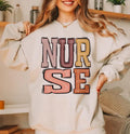 Nurse Boho Varsity Doodle Graphic Tee - Merch Girls