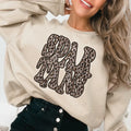 Spartans Vintage Shadow Outline in Faux Sequin Leopard DTF Transfer - Merch Girls