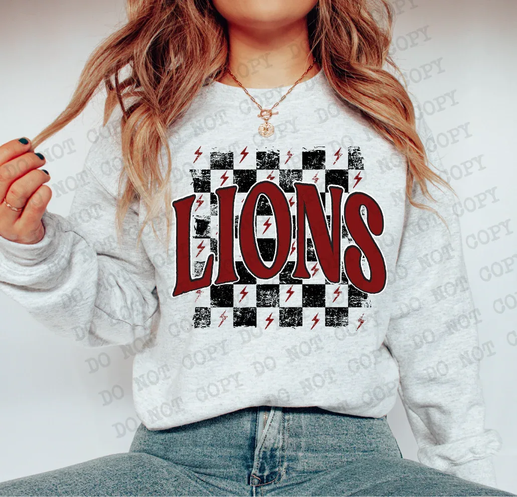 Lions Maroon DTF Transfer - Merch Girls