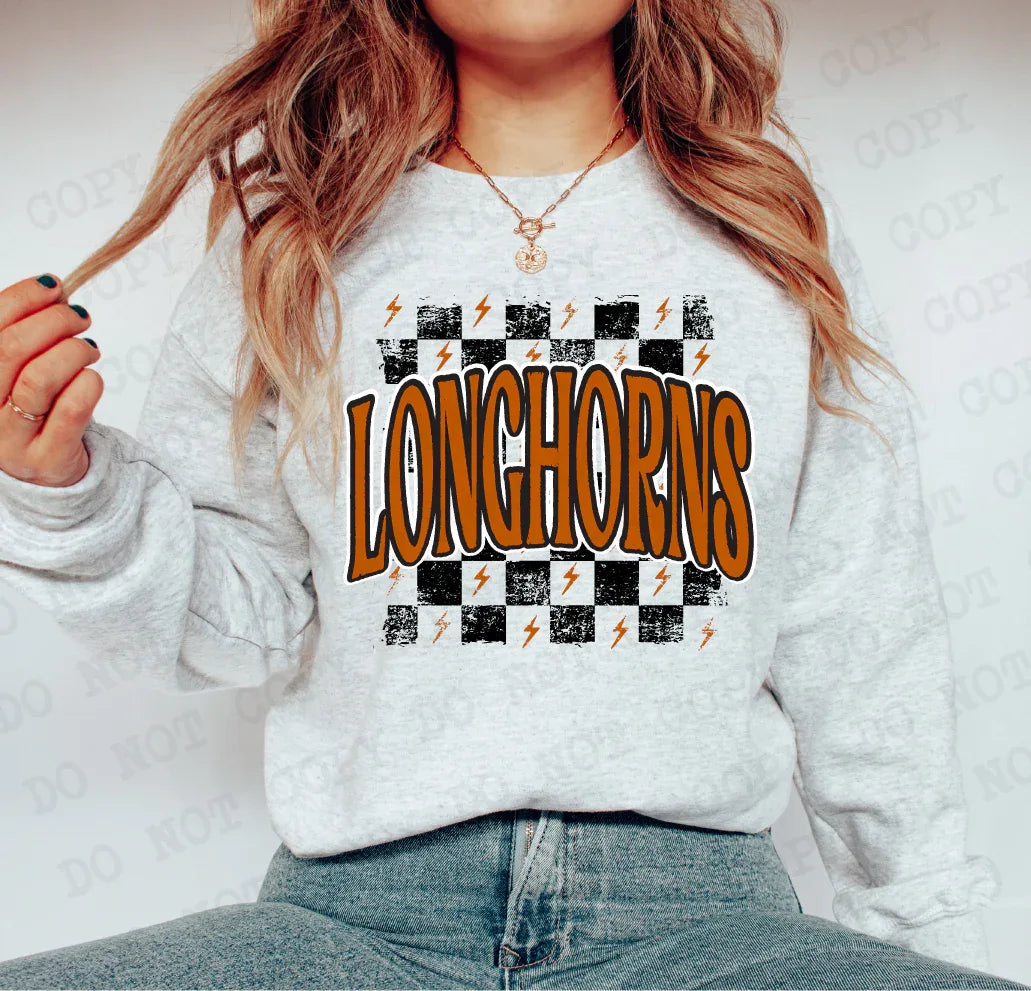 Longhorns DTF Transfer - Merch Girls
