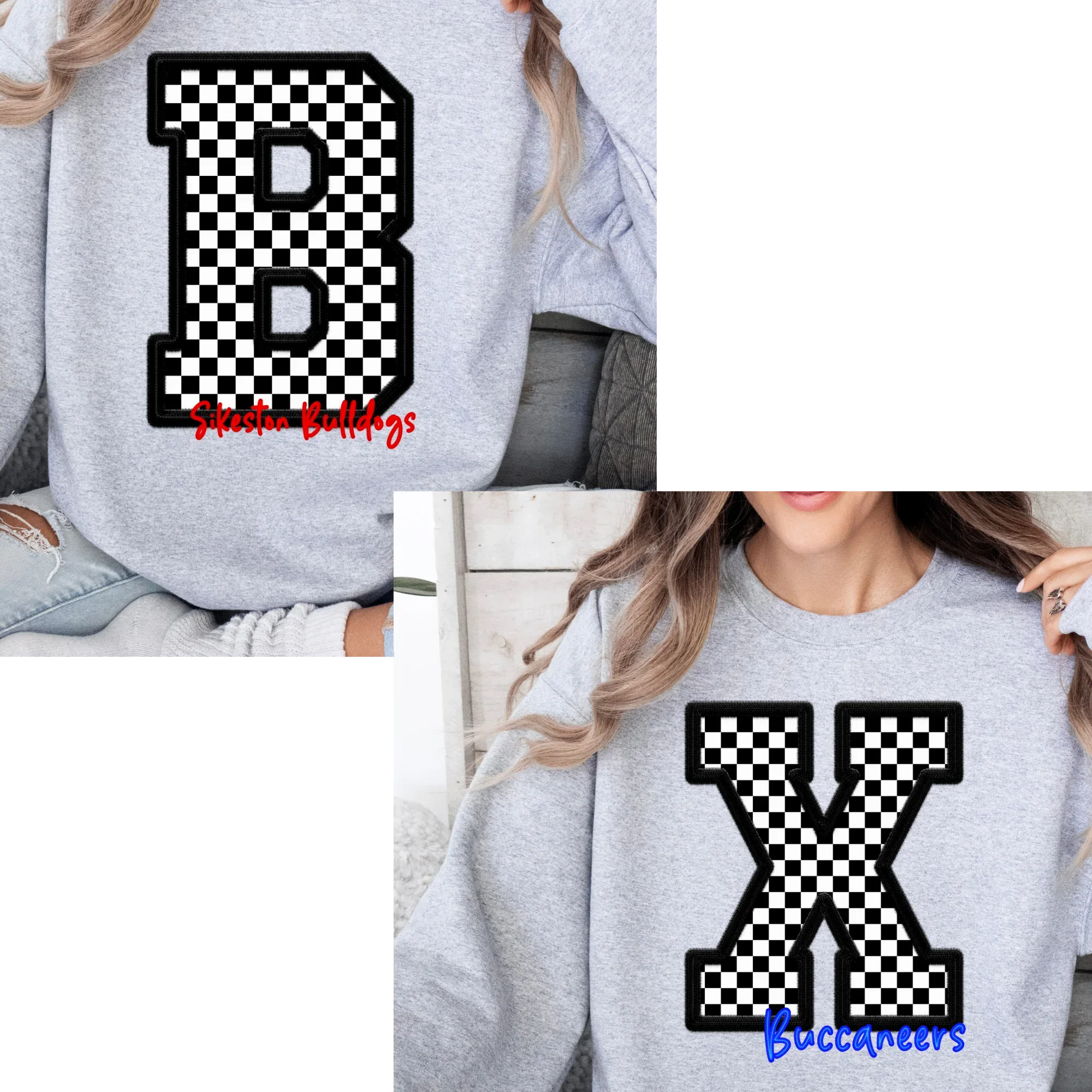 Checkered Neon Mascot Design Mockup- No Physical Item! - Merch Girls