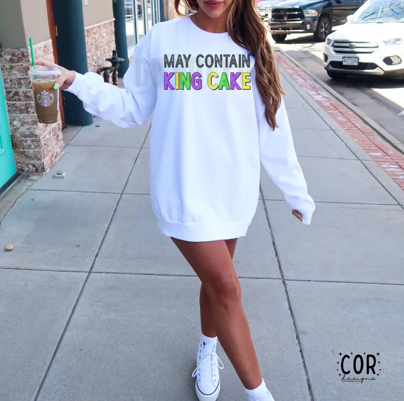 May Contain King Cake DTF Transfer - Merch Girls