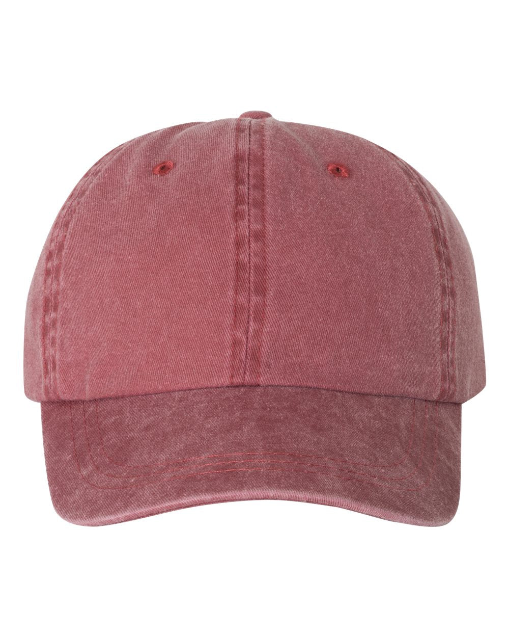 Embroidered Hand Stitch Effect Font on Pigment-Dyed Twill Hat 5-7 Business Day TAT