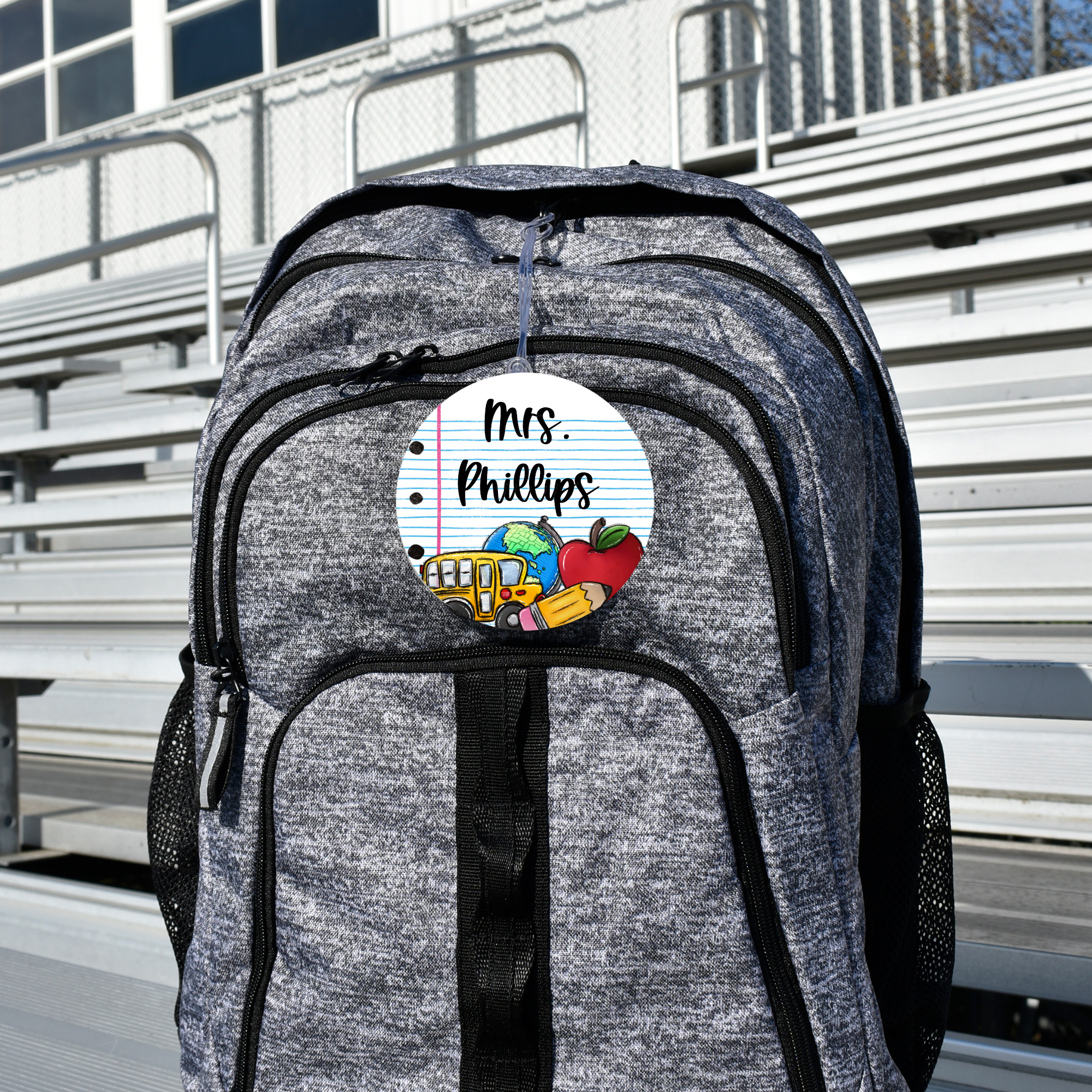 Teacher Bag Tag/Ornaments/Car Charm