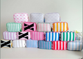 Embroidered Canvas Cabana Bags