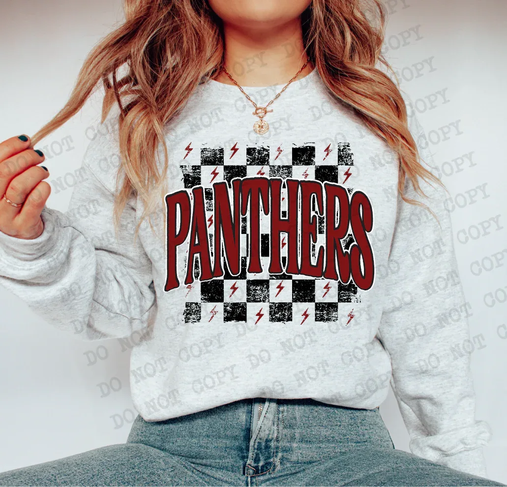 Panthers Maroon DTF Transfer - Merch Girls