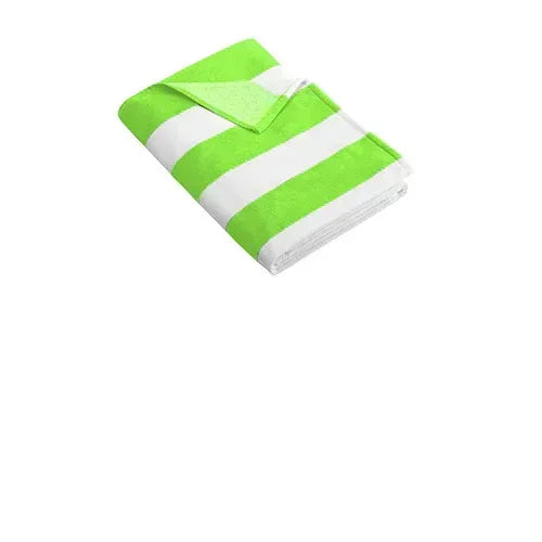 Custom Embroidered Oversized Striped Beach Towels - Merch Girls