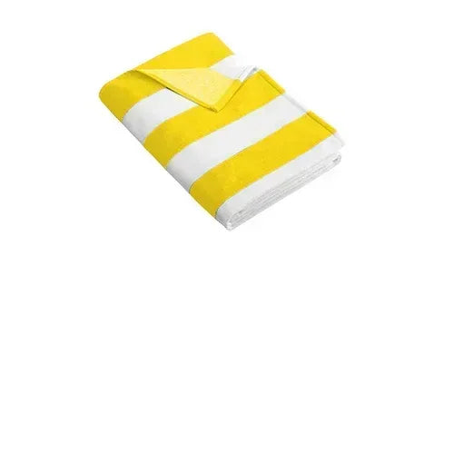 Custom Embroidered Oversized Striped Beach Towels - Merch Girls