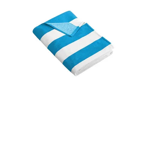 Custom Embroidered Oversized Striped Beach Towels - Merch Girls