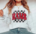 Rams Red DTF Transfer - Merch Girls
