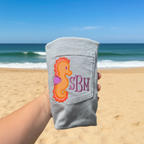 Seahorse Monogram Embroidered Pocket Tee