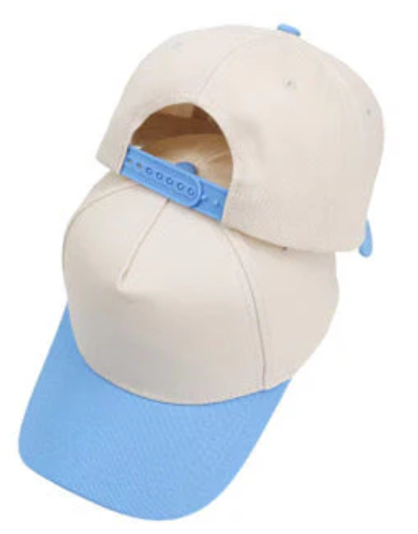 Custom Mascot Embroidered Adjustable Five-Panel Twill Hat