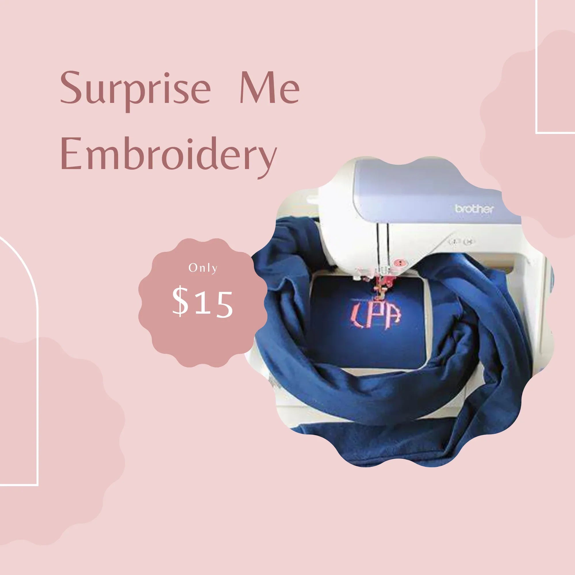 Surprise Me Embroidered Something | QUICK SHIP - Merch Girls