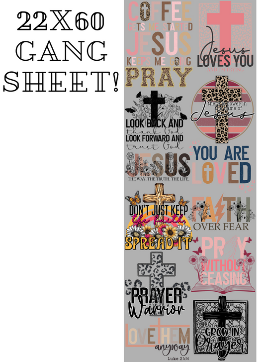 Premade Gang Sheet- Faith