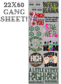 Premade Gang Sheet- 4/20 - Merch Girls