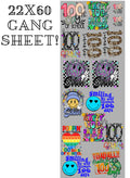 Premade Gang Sheet 100th Day of School - Merch Girls