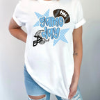 Game Day Football DTF Transfer/Completed Tee - Merch Girls