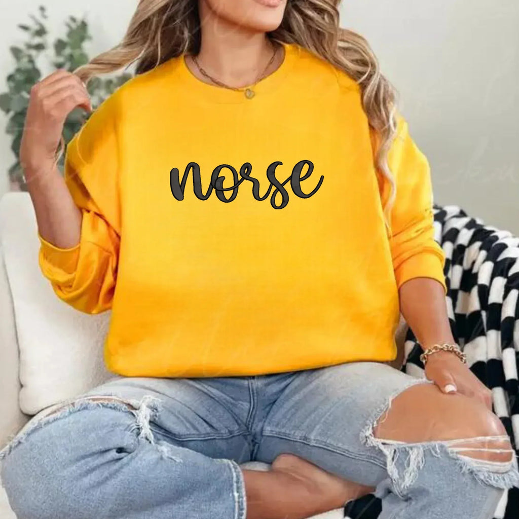 norse 3D Puff Embroidered Shirt - Merch Girls