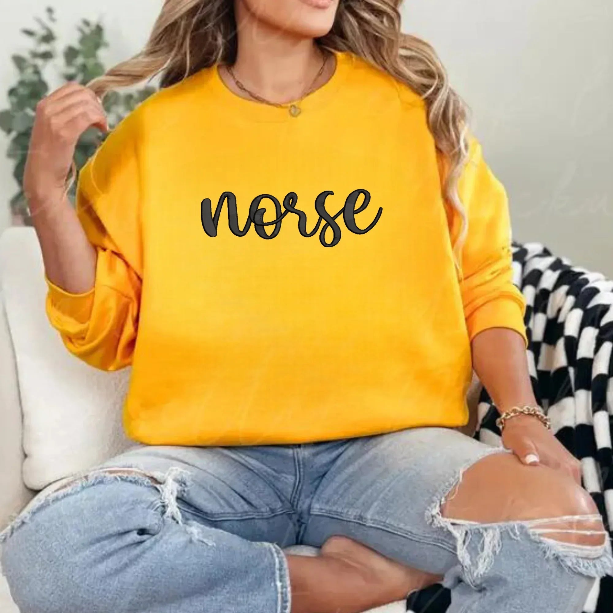 norse 3D Puff Embroidered Shirt - Merch Girls