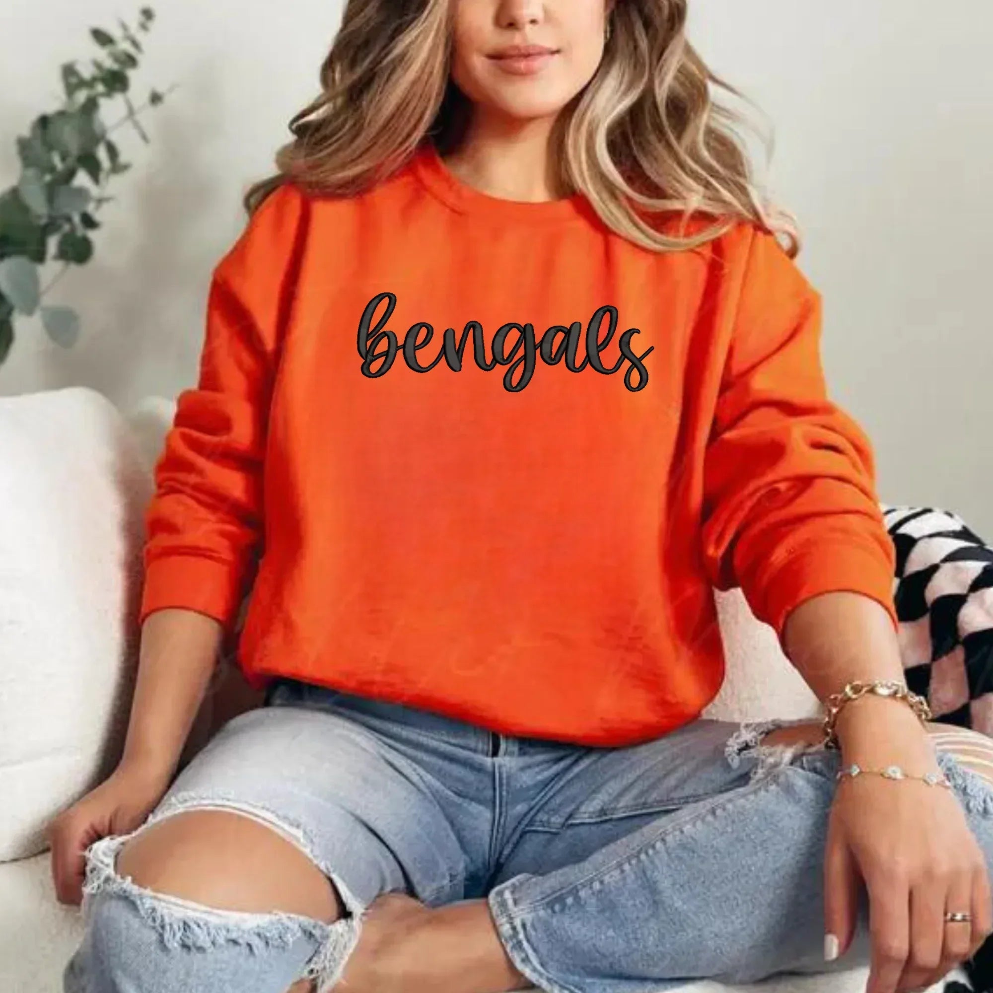 bengals 3D Puff Embroidered Shirt - Merch Girls
