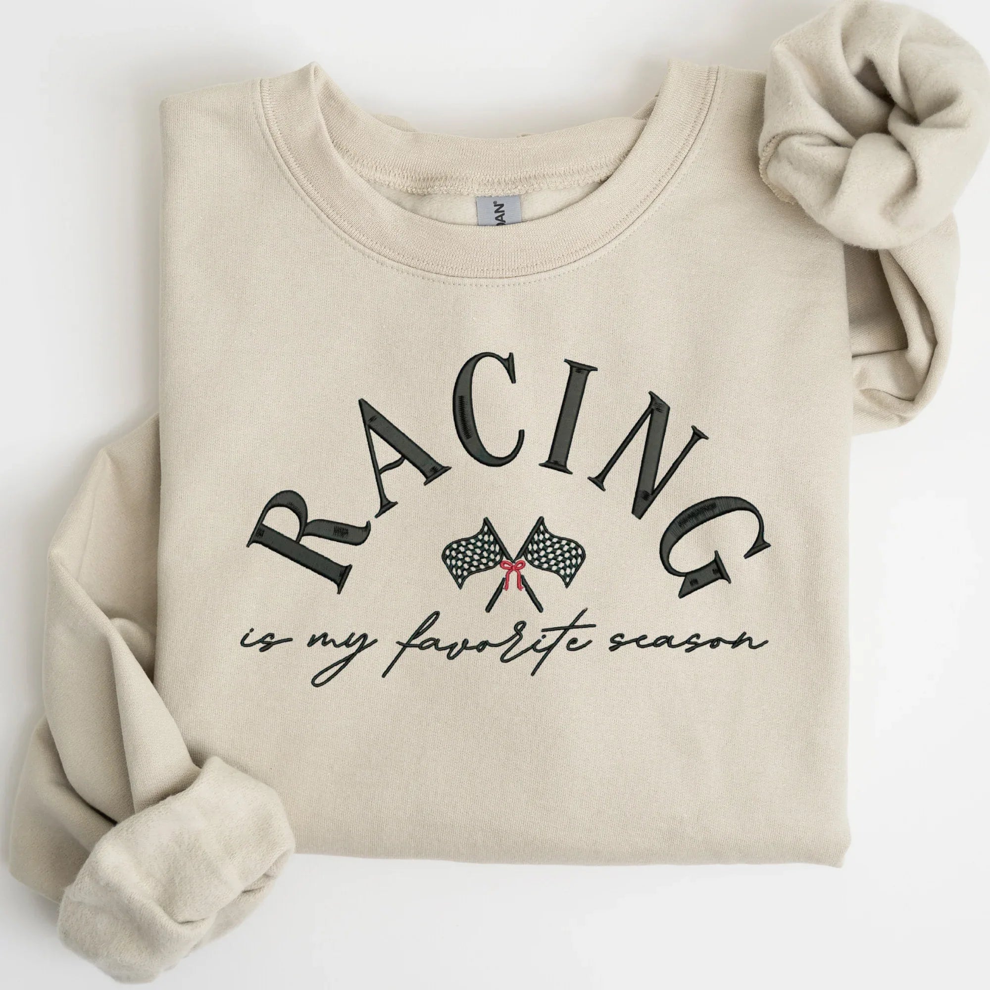 Racing Is My Favorite Season Embroidered Shirt - Merch Girls