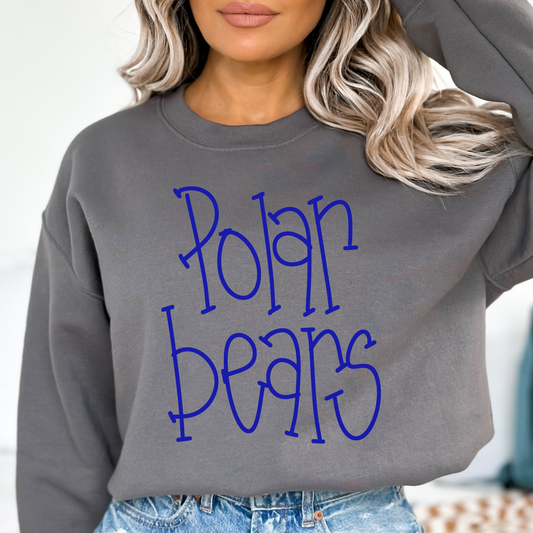 Polar Bears  Hand Lettered Graphic Tee