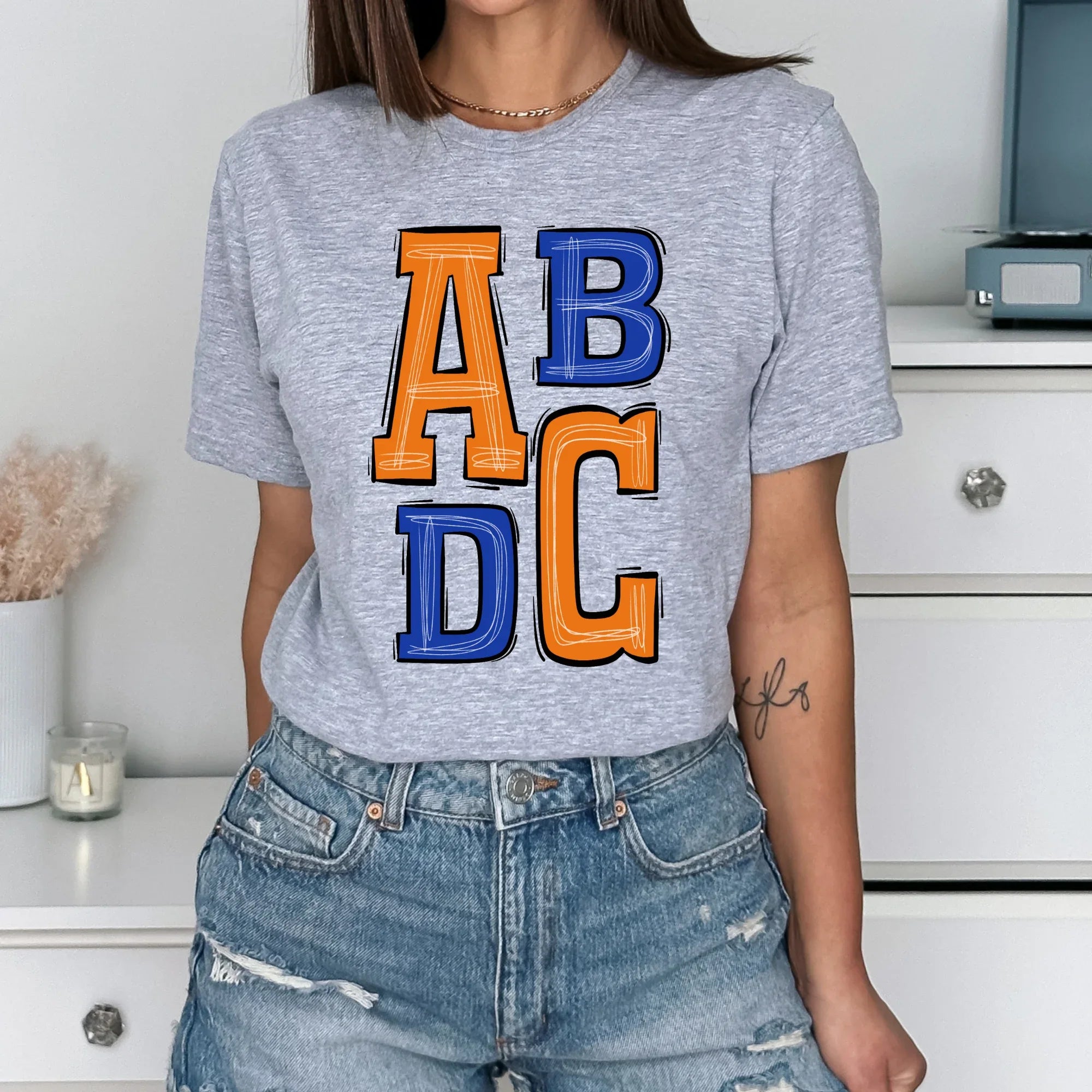 ABDC Sporty Varsity DTF Transfer - Merch Girls