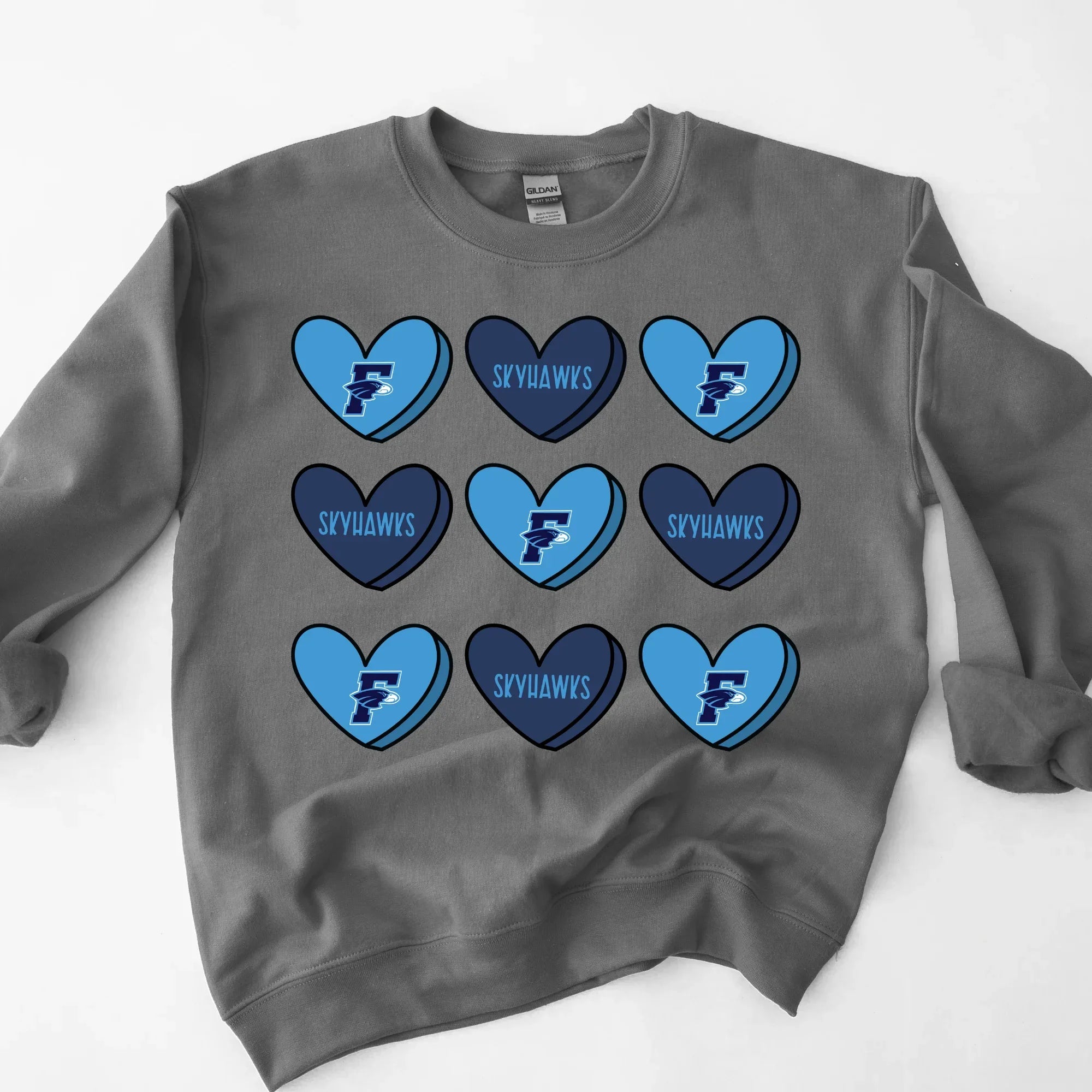 Skyhawks Hearts DTF Transfer - Merch Girls