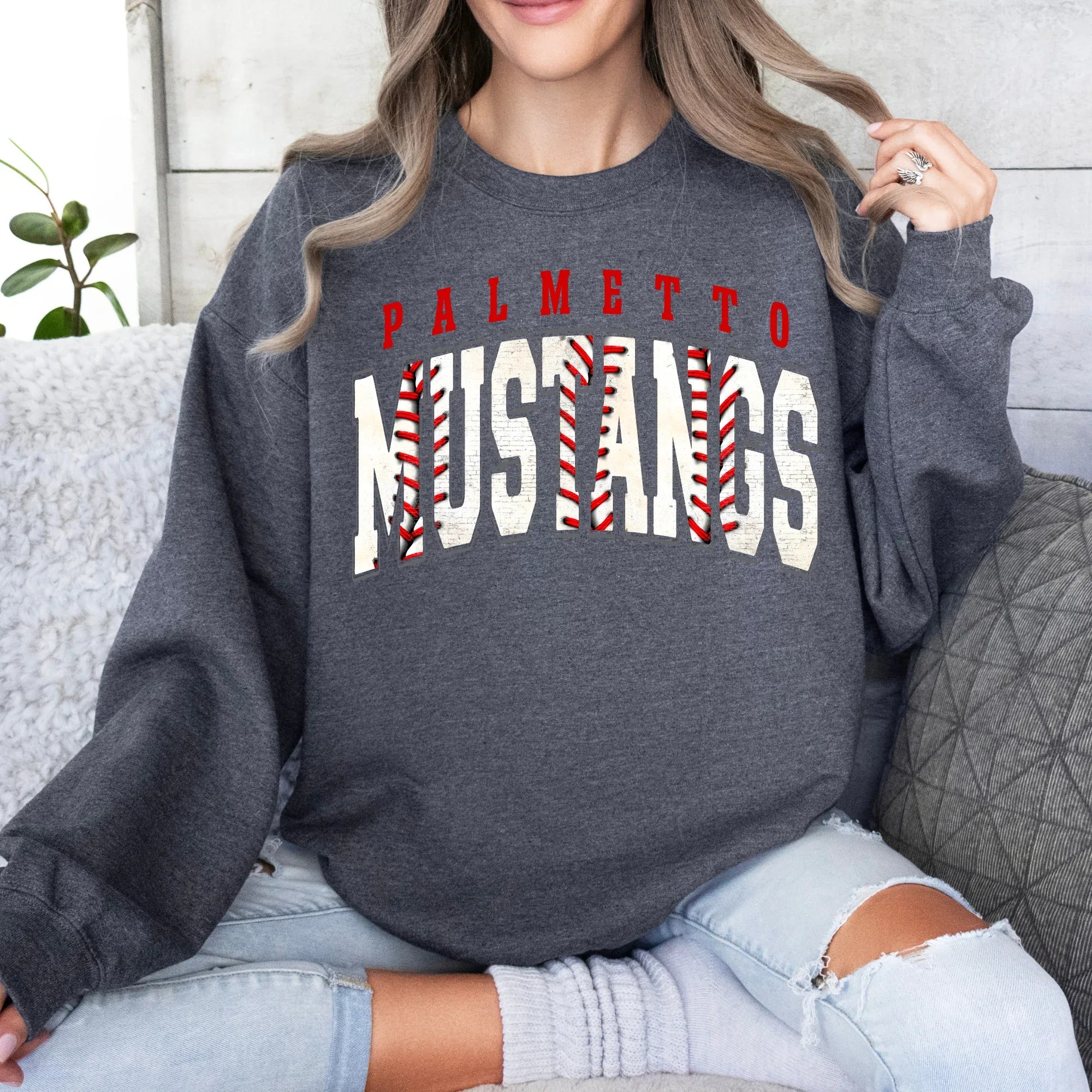 Palmetto Mustangs Baseball DTF Transfer - Merch Girls