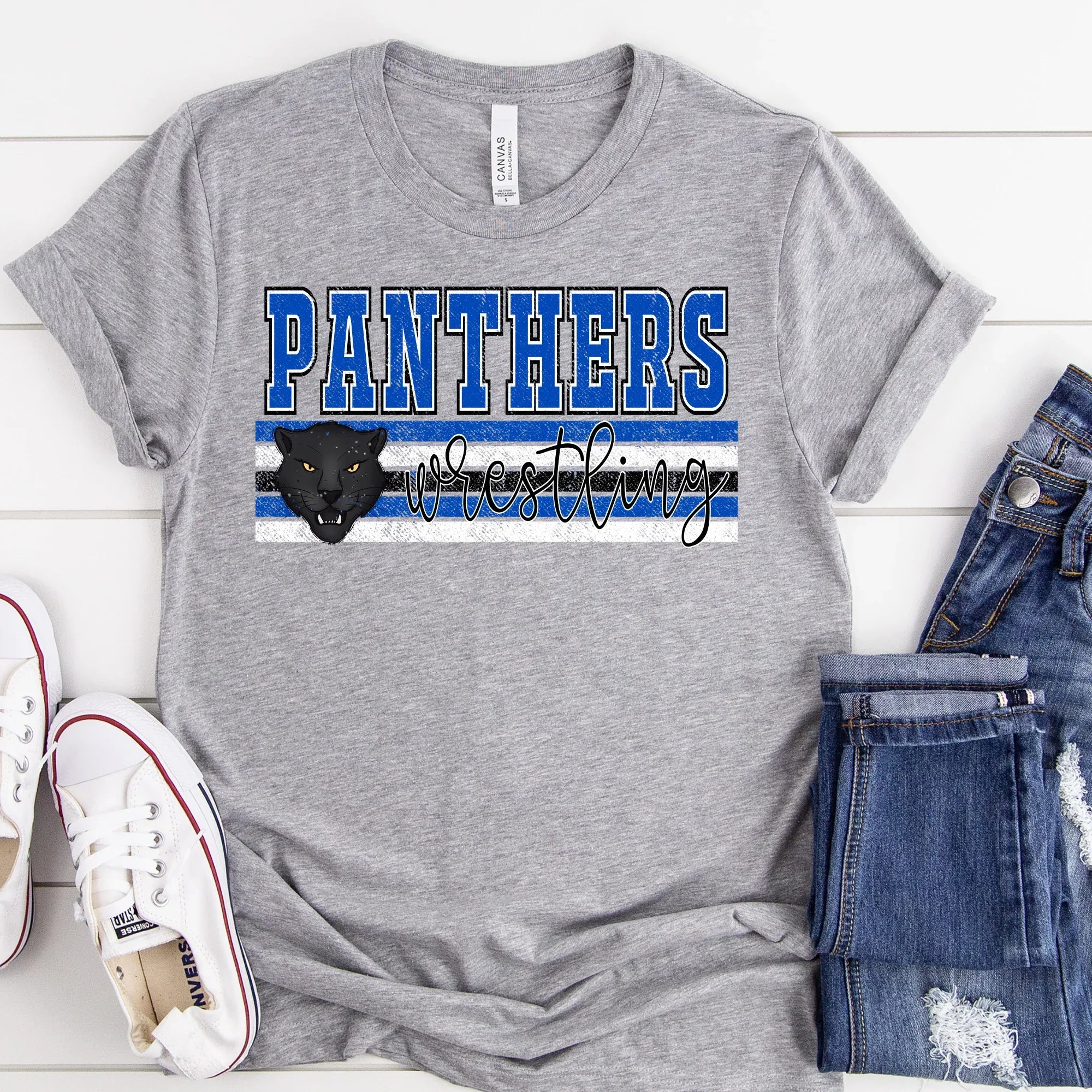 Panthers Wrestling DTF Transfer - Merch Girls