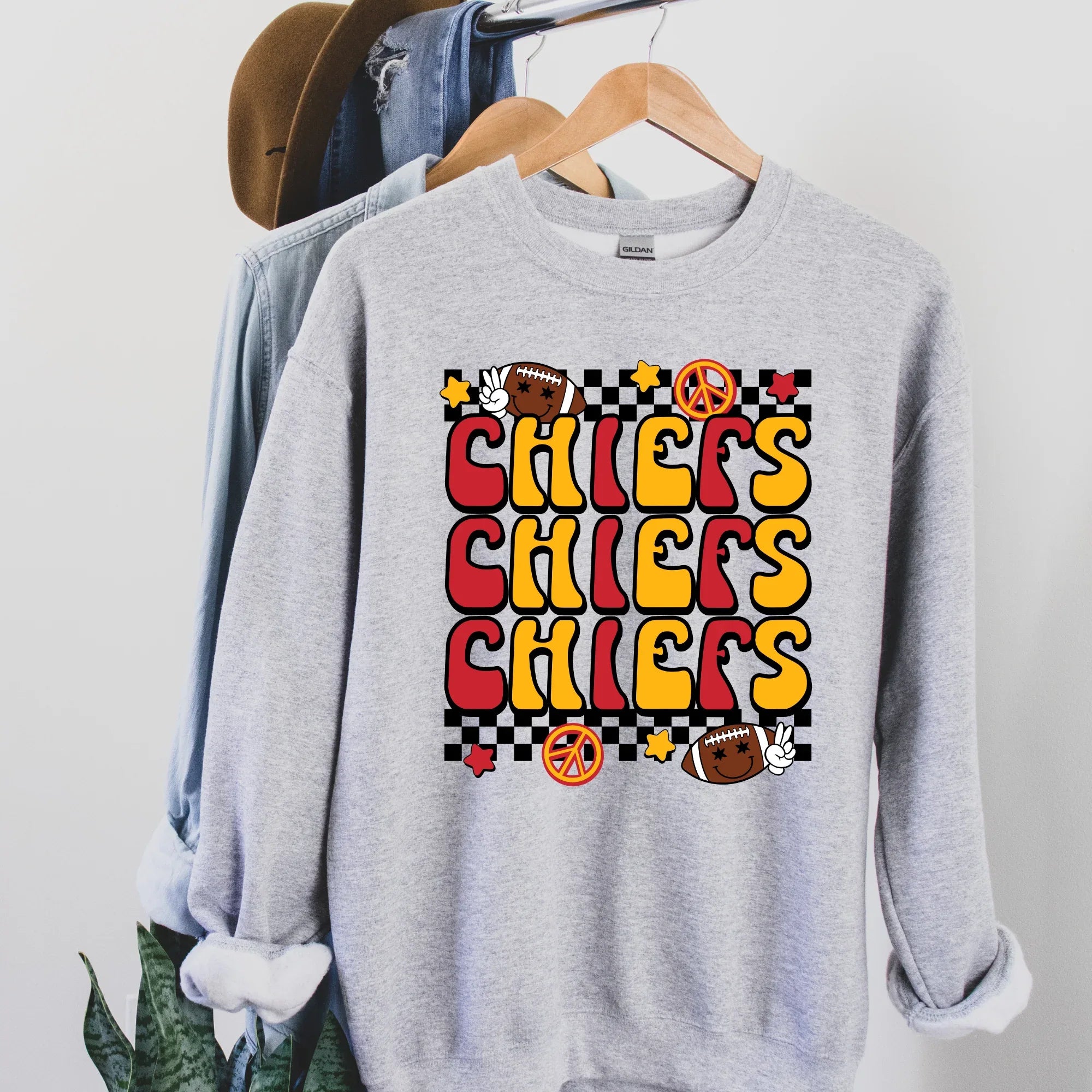 Chiefs Repeating DTF Transfer - Merch Girls