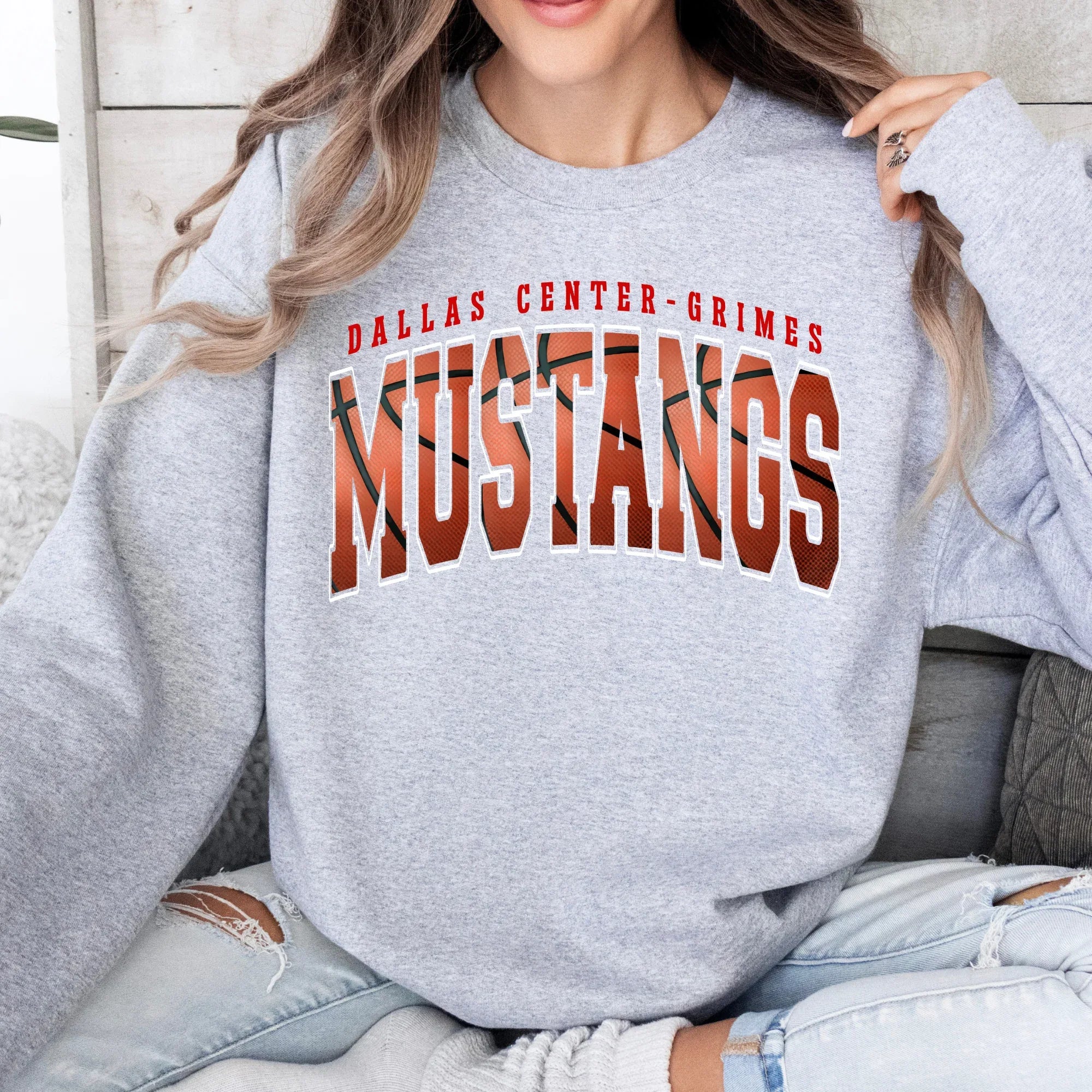 Dallas Center Grimes Basketball DTF Transfer - Merch Girls