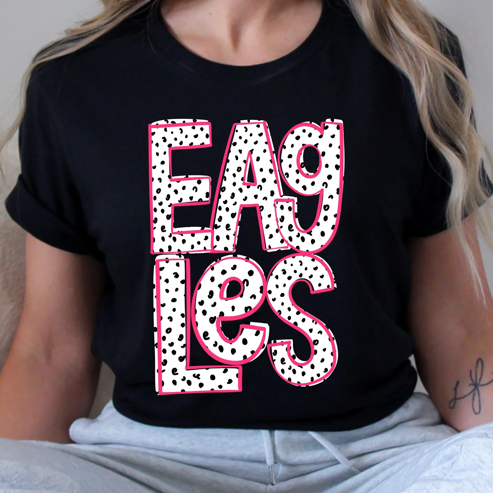 Eagles Dalmatian Doodle DTF Transfer - Merch Girls