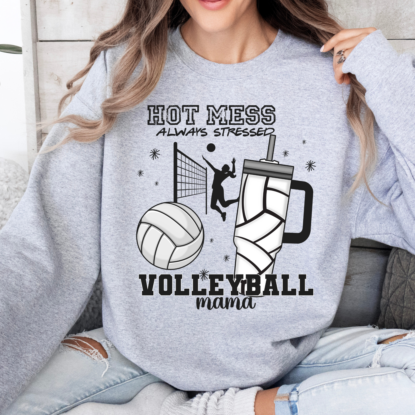 Volleyball Mom DTF Transfer