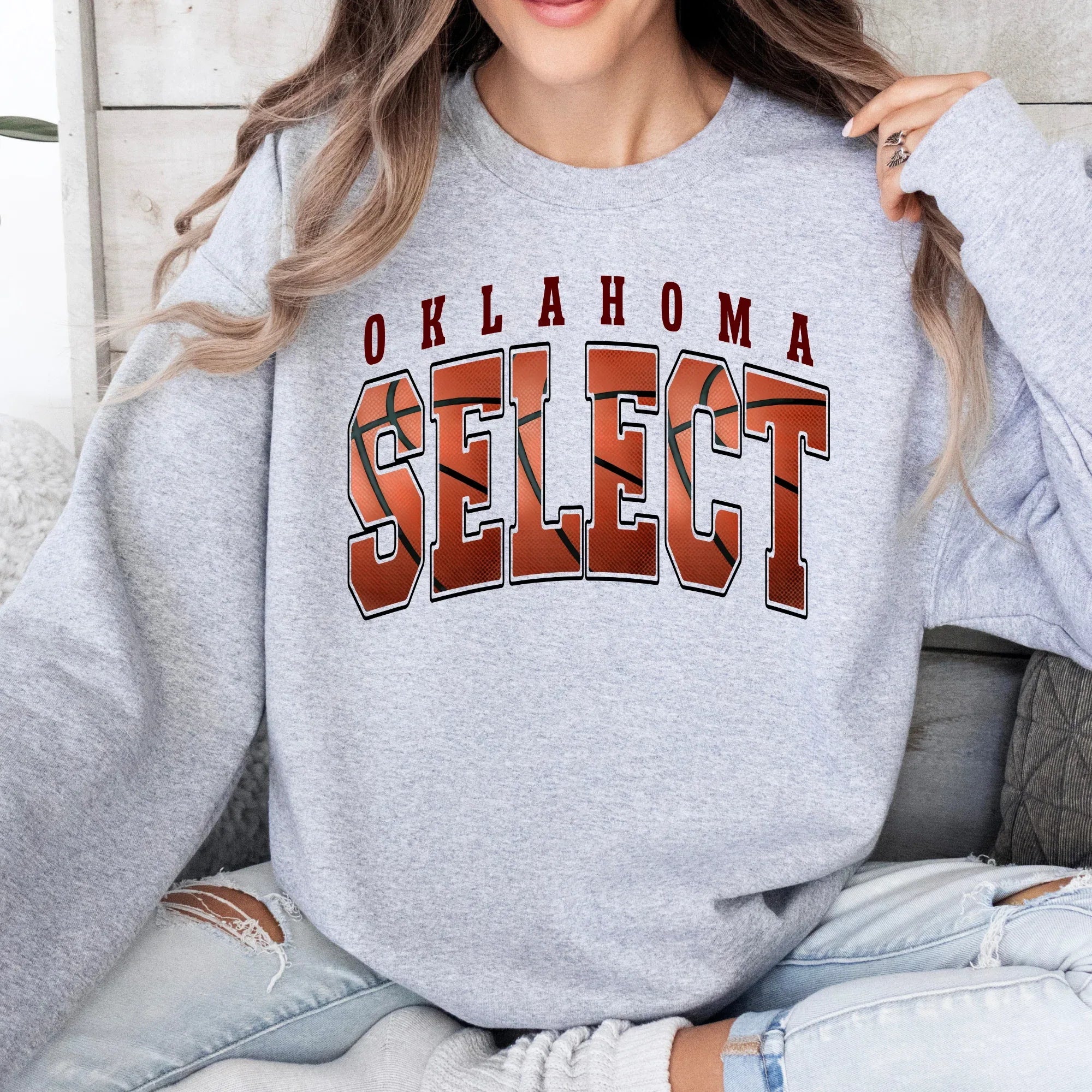 Oklahoma Select Basketball DTF Transfer - Merch Girls