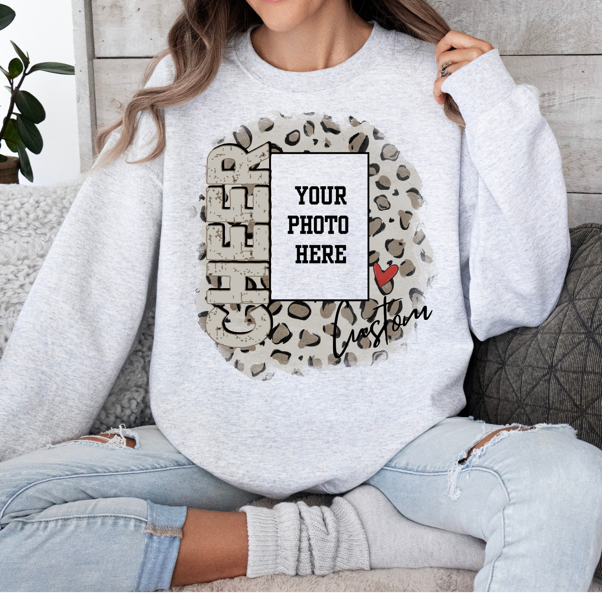 Cheer Custom Frame DTF Transfer