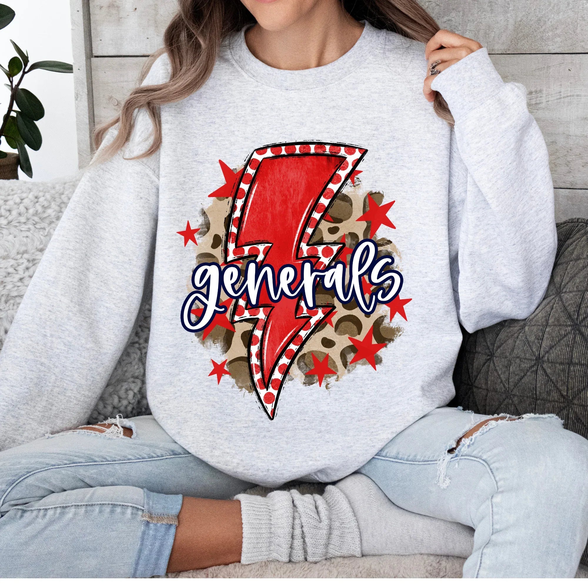 Generals Bright Bolts DTF Transfer - Merch Girls
