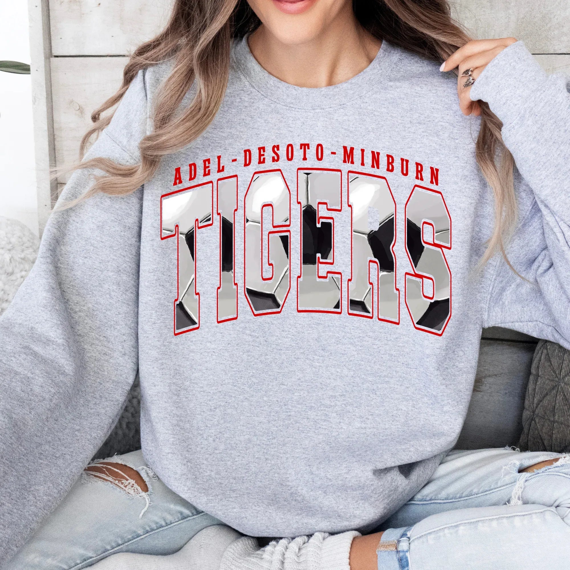 Adel- DeSoto- Minburn Tigers DTF Transfer - Merch Girls