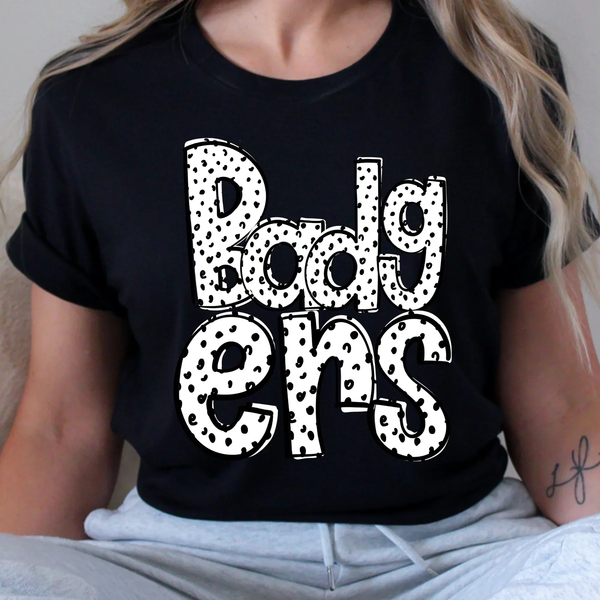 Badgers Dalmatian Doodle DTF Transfer - Merch Girls