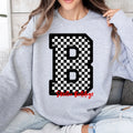 B Sikeston Bulldogs Checkered Neon DTF Transfer - Merch Girls