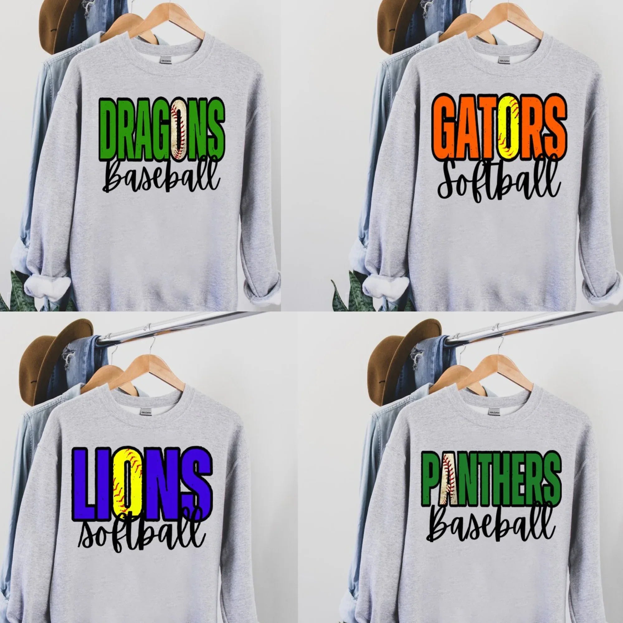 Sport Mascot Design Mockup- No Physical Item! - Merch Girls
