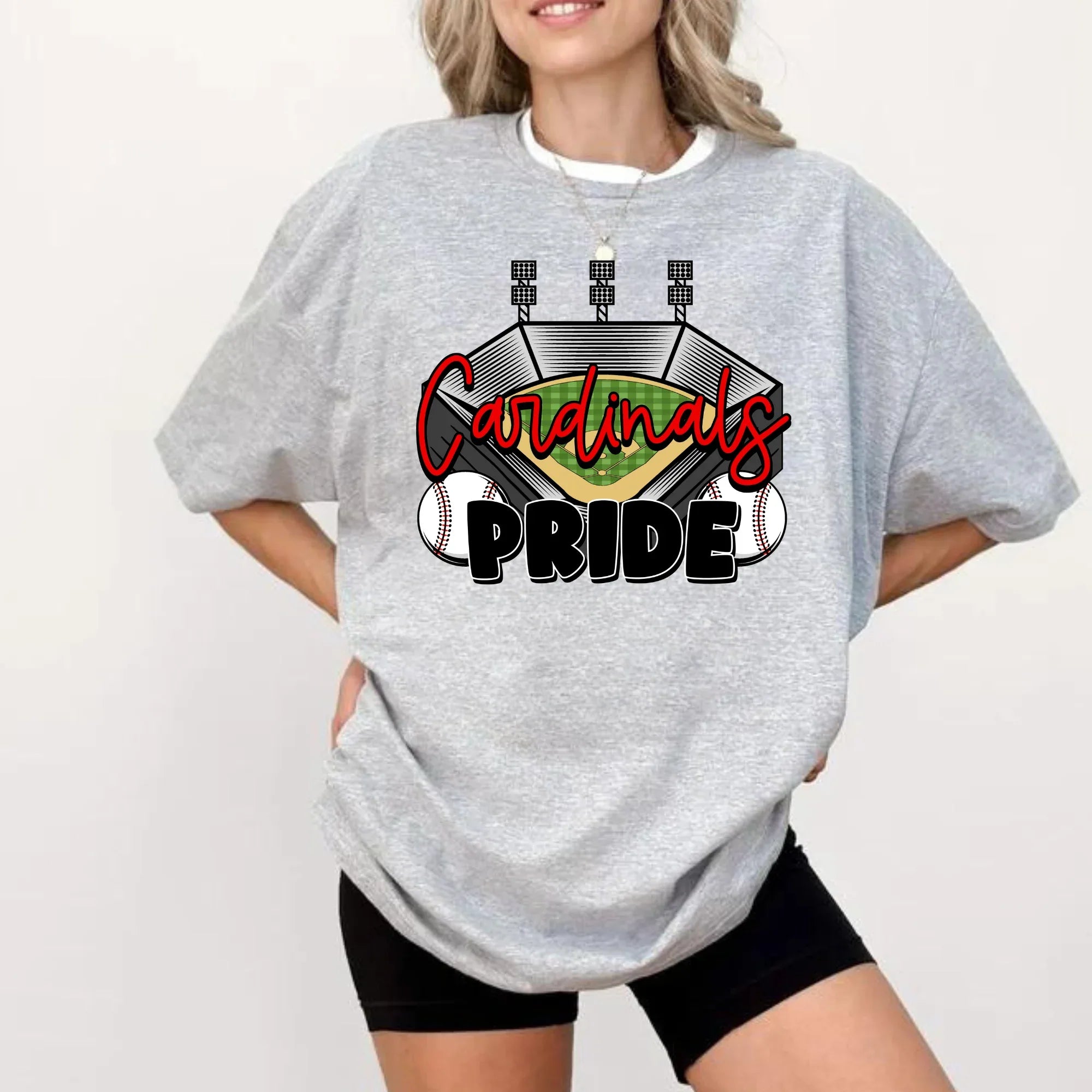 Cardinals Pride Baseball DTF Transfer - Merch Girls
