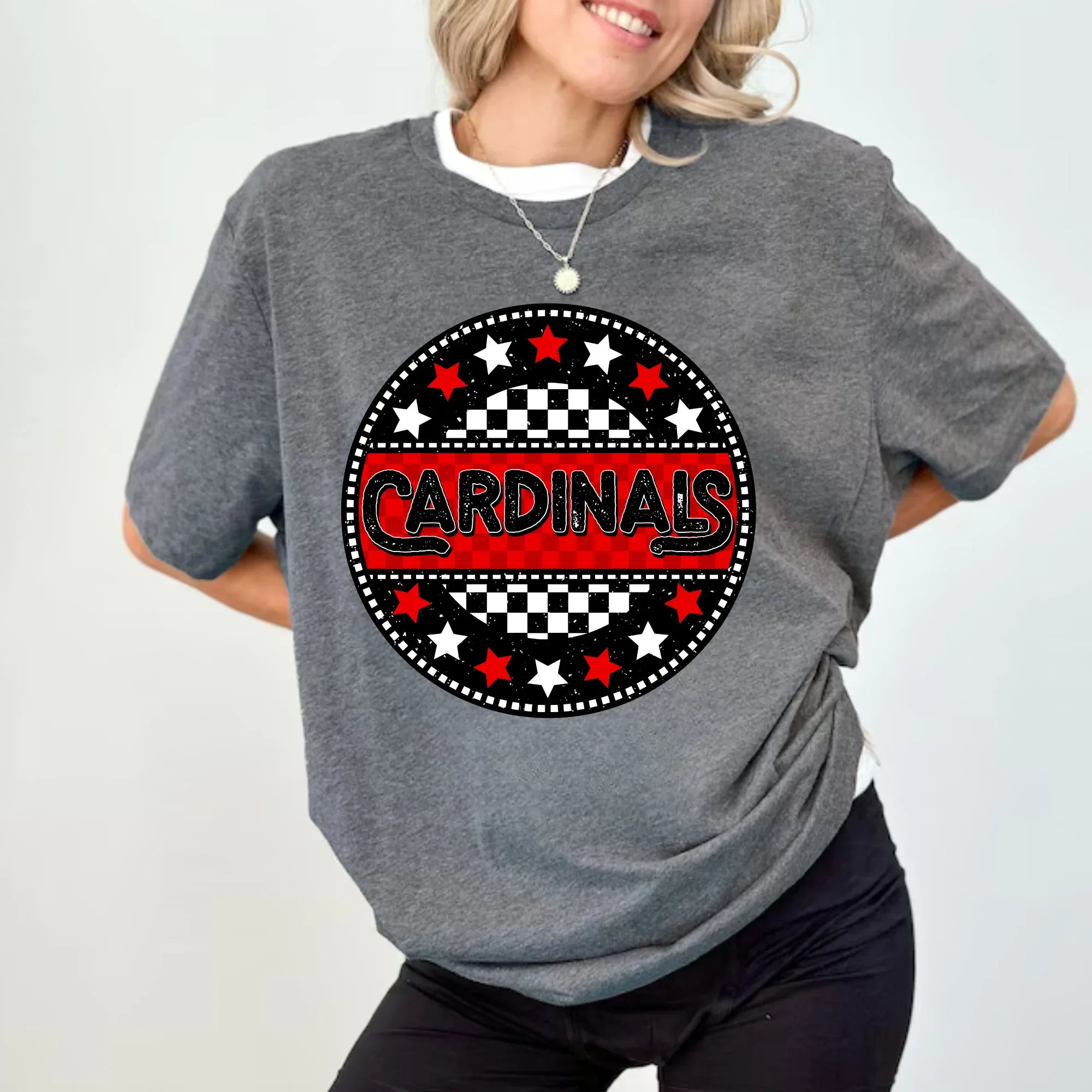 Cardinals Circle DTF Transfer - Merch Girls