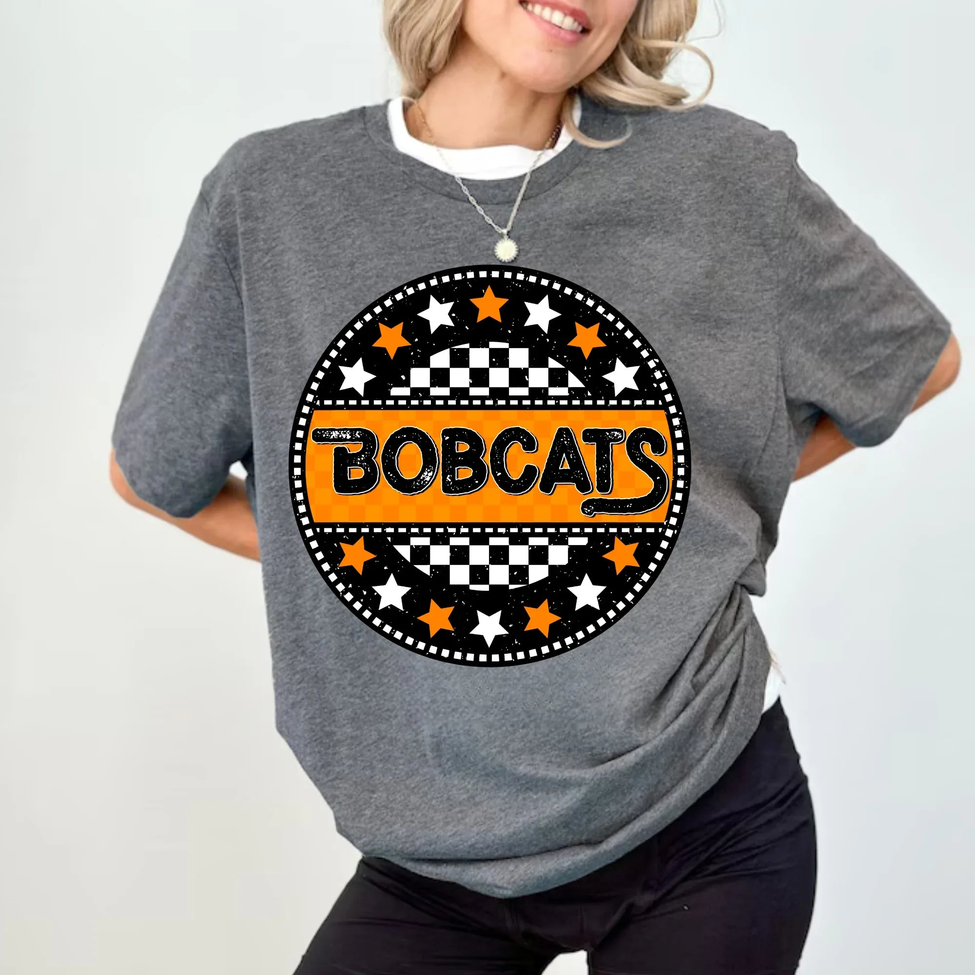 Bobcats Circle DTF Transfer - Merch Girls