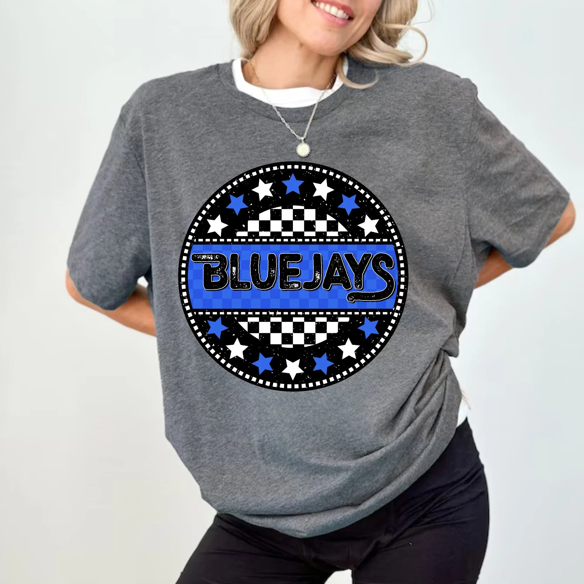 Bluejays Circle DTF Transfer - Merch Girls