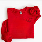 Mustang Embroidered Sweatshirt | QUICK SHIP - Merch Girls